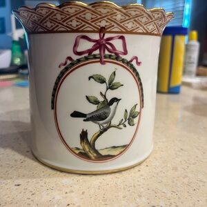Limonges porcelain cache pot